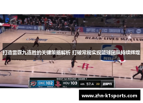 打造雷霆九连胜的关键策略解析 打破常规实现篮球团队持续辉煌