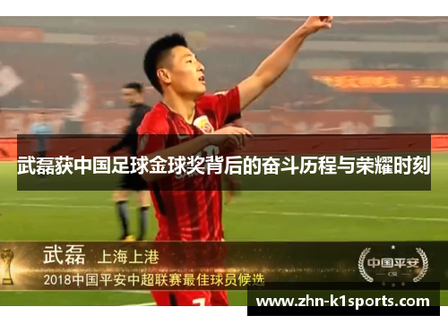 武磊获中国足球金球奖背后的奋斗历程与荣耀时刻