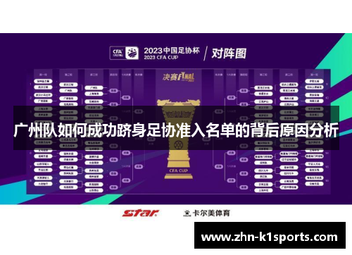 广州队如何成功跻身足协准入名单的背后原因分析